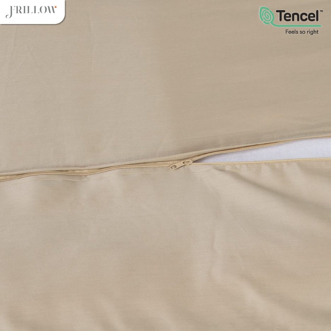 ปลอกผ้านวม 60X80 นิ้ว FRILLOW TENCEL™ 1180TC สี VIRIDESCENT_2
